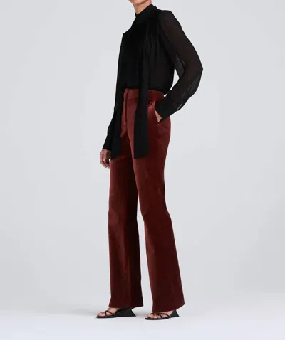 Derek Lam 10 Crosby Valentine Neck Tie Blouse In Black