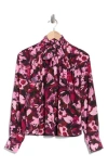 Derek Lam 10 Crosby Valentine Pussybow Top In Multi
