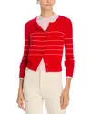 Derek Lam 10 Crosby Vernon Double Layer Wool Cashmere Sweater In Multi