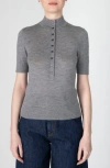 Derek Lam 10 Crosby Violette Cashmere Sweater In Soot