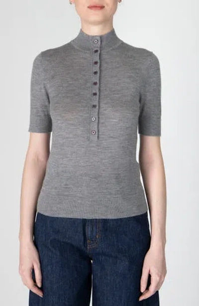 Derek Lam 10 Crosby Violette Cashmere Sweater In Soot