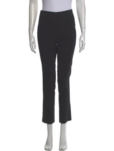 Pre-owned Derek Lam 10 Crosby Virgin Wool Straight Leg Pants In Gray