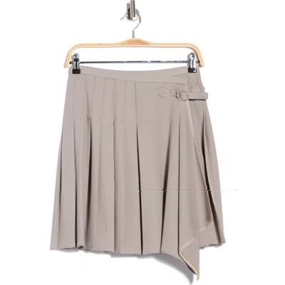 Derek Lam 10 Crosby Vittoria Pleated Skirt In Gray
