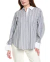 Derek Lam 10 Crosby Wesley Shirt In Blue