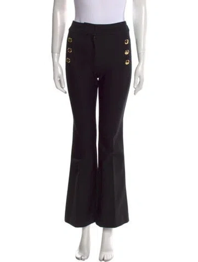 Pre-owned Derek Lam 10 Crosby Wide Leg Pants In Black
