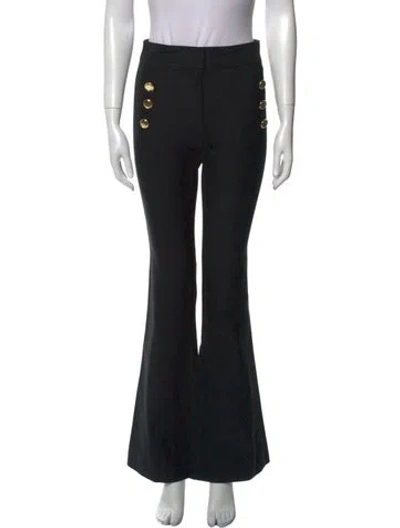 Pre-owned Derek Lam 10 Crosby Wide Leg Pants In Black