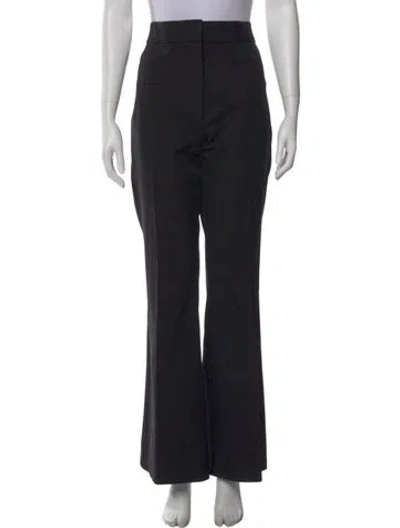 Pre-owned Derek Lam 10 Crosby Wide Leg Pants In Black