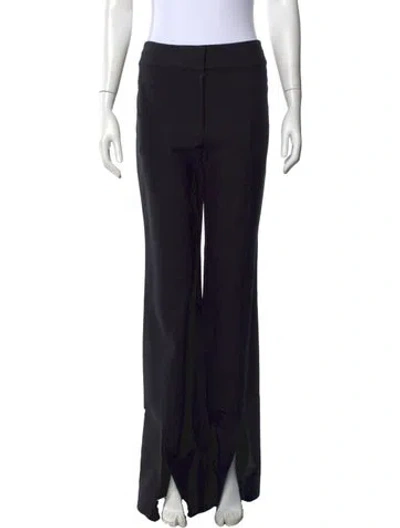 Pre-owned Derek Lam 10 Crosby Wide Leg Pants In Black