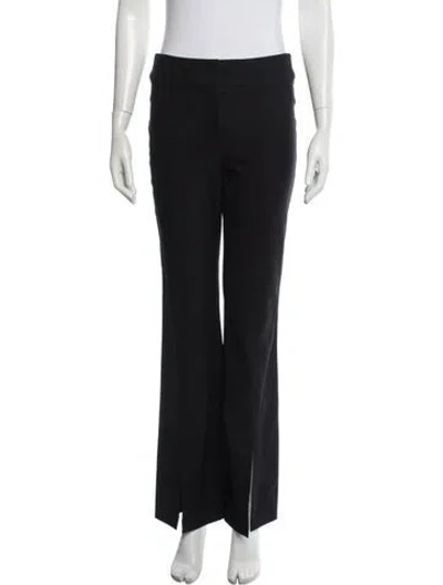 Pre-owned Derek Lam 10 Crosby Wide Leg Pants In Black