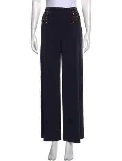 Pre-owned Derek Lam 10 Crosby Wide Leg Pants In Black