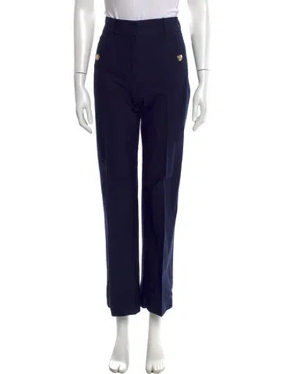 Pre-owned Derek Lam 10 Crosby Wide Leg Pants In Blue