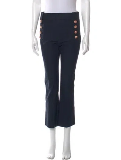 Pre-owned Derek Lam 10 Crosby Wide Leg Pants In Blue