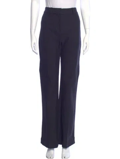 Pre-owned Derek Lam 10 Crosby Wide Leg Pants In Blue