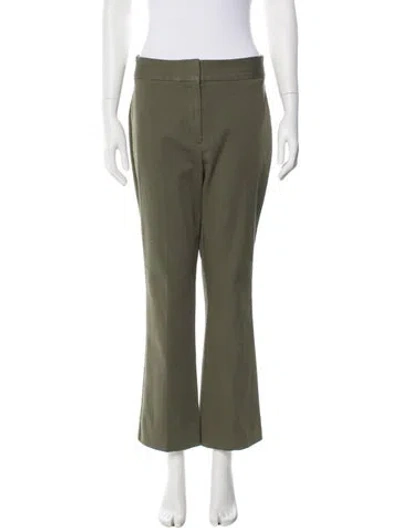 Pre-owned Derek Lam 10 Crosby Wide Leg Pants In Green