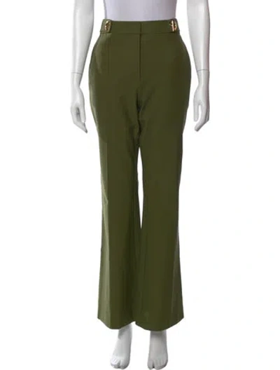 Pre-owned Derek Lam 10 Crosby Wide Leg Pants In Green