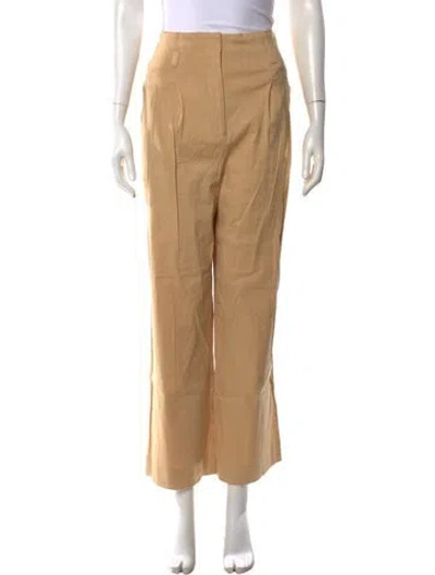 Pre-owned Derek Lam 10 Crosby Wide Leg Pants In Neutrals