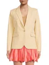 Derek Lam 10 Crosby Women's Allie Single Breasted Blazer In Khaki