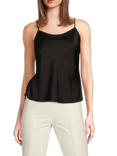 Derek Lam 10 Crosby Women's Becca Satin Cami Top In Black