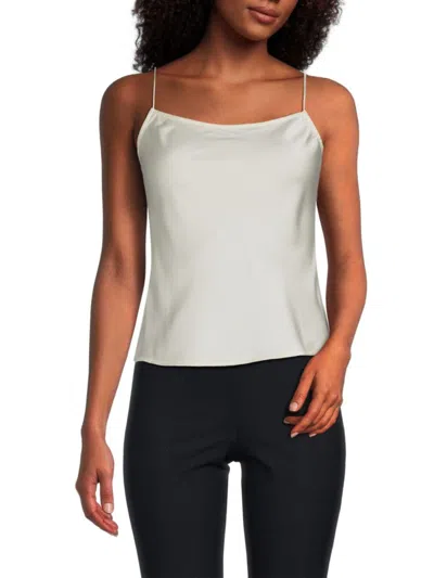 Derek Lam 10 Crosby Women's Becca Satin Cami Top In Ivory