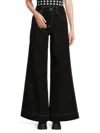 Derek Lam 10 Crosby Women's Coralie Dark Wash Wide-leg Jeans In Wooster