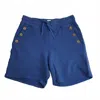 Derek Lam 10 Crosby Women's Indya Sailor Button Shorts In Deep Blue In Blue