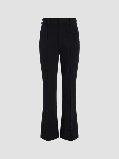 Derek Lam 10 Crosby Women's Isaac Flared-leg Trousers In Black