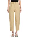 Derek Lam 10 Crosby Women's Leonie Stretch Cotton Tapered Pants In Brown