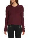 Derek Lam 10 Crosby Women's Locken Puff Sleeve Alpaca Blend Sweater In Ivory