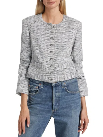 DEREK LAM 10 CROSBY WOMEN'S PIERA RUCHED-SLEEVE JACKET