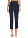 Derek Lam 10 Crosby Women's Reagan Cropped Straight-leg Pants In Blue