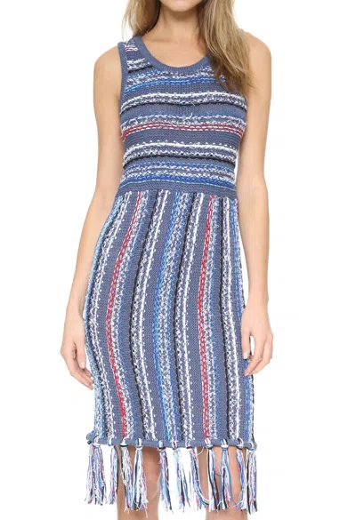 Derek Lam 10 Crosby Women's Tassel Dress In Multi