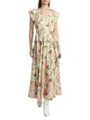 Derek Lam 10 Crosby Women's Victoria Belted Maxi Dress In Neutral