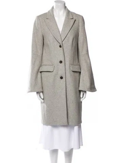 Pre-owned Derek Lam 10 Crosby Wool Coat In Gray