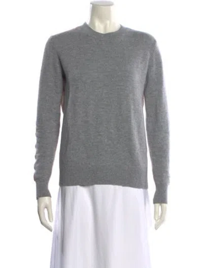Pre-owned Derek Lam 10 Crosby Wool Crew Neck Sweater In Gray