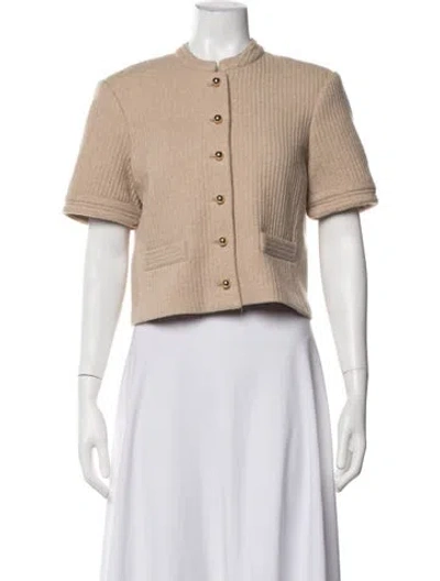 Pre-owned Derek Lam 10 Crosby Wool Jacket In Neutrals