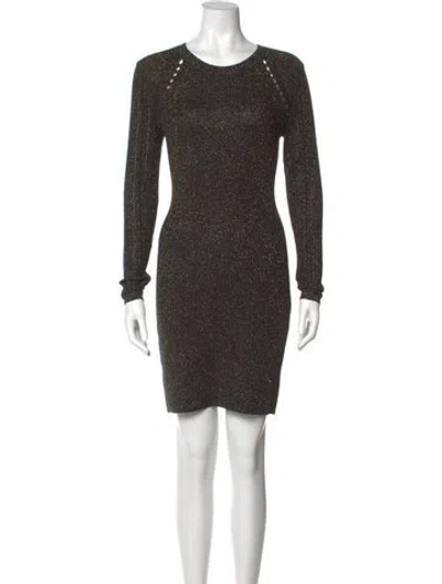 Pre-owned Derek Lam 10 Crosby Wool Knee-length Dress In Multi