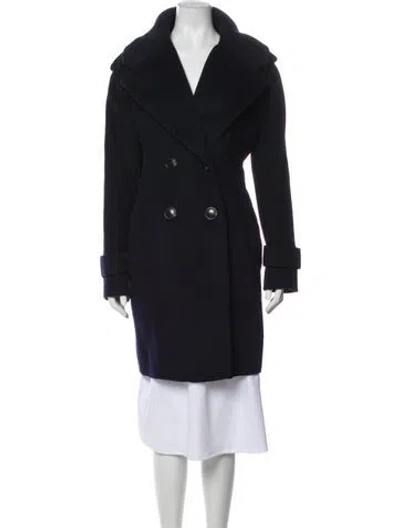Pre-owned Derek Lam 10 Crosby Wool Trench Coat In Gray