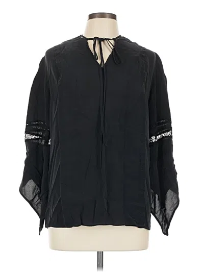 Pre-owned Derek Lam 3/4 Sleeve Blouse In Black