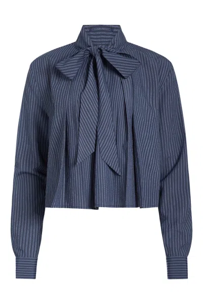 Derek Lam Aiden Tie Neck Blouse