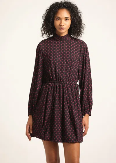Derek Lam Alex Bubble Hem Dress In Brown