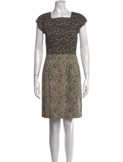 Pre-owned Derek Lam Animal Print Knee-length Dress