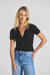 Derek Lam Belle Viscose Compact Knit Twist Front Sweater