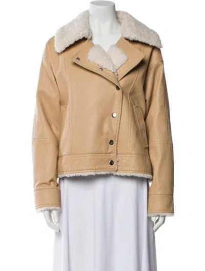 Pre-owned Derek Lam Biker Jacket In Neutral