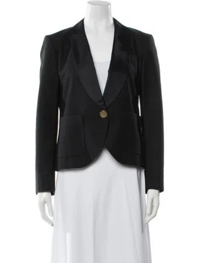 Pre-owned Derek Lam Blazer In Black