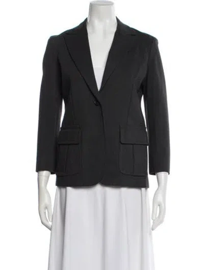 Pre-owned Derek Lam Blazer In Gray
