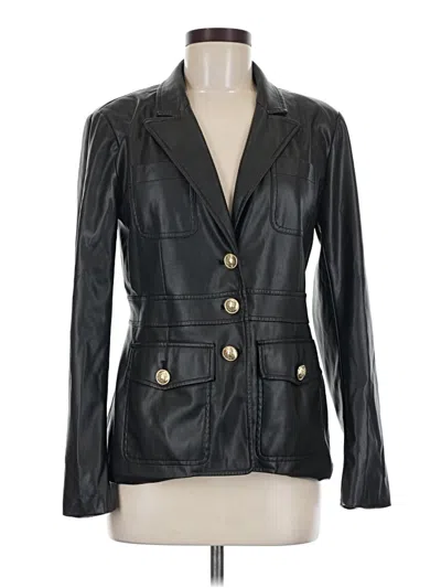 Pre-owned Derek Lam Blazer Jacket In Black