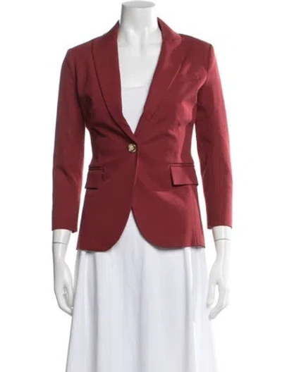 Pre-owned Derek Lam Blazer In Red