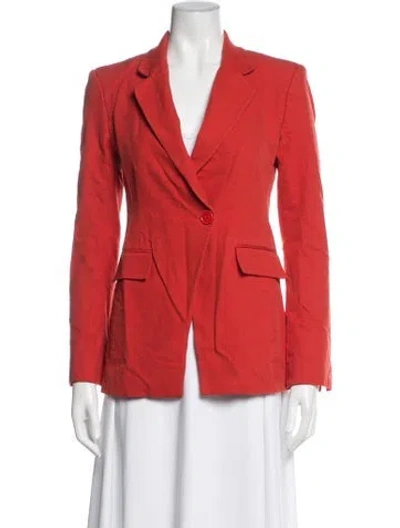 Pre-owned Derek Lam Blazer In Red
