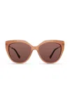 DEREK LAM CAMPBELL CAT EYE OVERSIZED SUNGLASSES