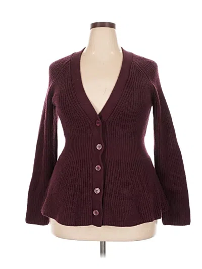 Pre-owned Derek Lam Cardigan Sweater In Burgundy